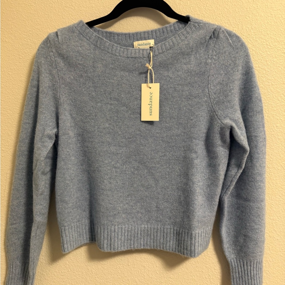Sundance Women's Blue 100% Sweater